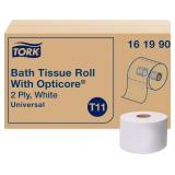 TORK OPTICORE MID-SIZE TOILET PAPER ROLL T11, 36 X