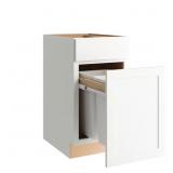 $286 COURTLAND POLAR WHITE FINISH LAMINATE SHAKER