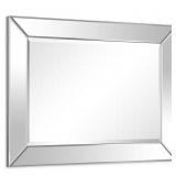 $162 MEDIUM RECTANGLE BEVELED GLASS MODERN MIRROR