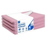 MEDLINE WASHABLE BED PADS FOR INCONTINENCE, LARGE