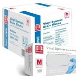 BASIC MEDICAL SYNMAX VINYL EXAM GLOVES - LATEX-FRE