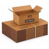 BOX USA SHIPPING BOXES MEDIUM 12'L X 9'W X 4'H 25-