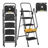4.5 FT. STEEL FOLDING STEP LADDER (10 FT. REACH),