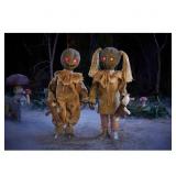 2-PIECE WICKED WOODS ANIMATED LED BURLAP TWINS
