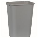 RUBBERMAID COMMERCIAL PRODUCTS WASTEBASKET, GRAY,