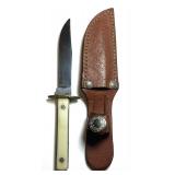 Colonial Prov. R.I. knife w/ sheath