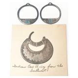 Sterling Earrings w/ Turquoise Inlay