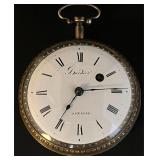 Bordier A Geneve Fusee Pocket Watch.
