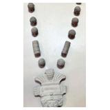 Historical Handmade Pottery Necklace