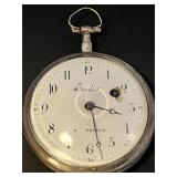 Bordier A. Geneve Verge Fusee Pocket Watch