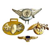 4 Collector Pins / Watch Fob