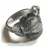 Sterling Silver Western Saddle Ring.