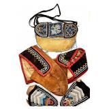 Native American Moccasins & Beaded Bag