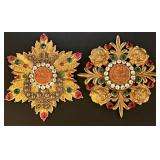 (2) 1886/1887 REX  Mardi Gras Pendants