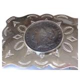 Morgan Silver Dollar Belt Buckle