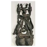 Cast Iron Wall Hanging Match Holder