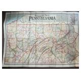Scarborough's Map of Pennsylvania