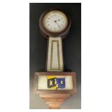 AM.  Federal Style Banjo Wall Clock