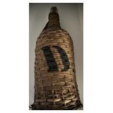Demijohn  Wicker Wrapped Glass Bottle
