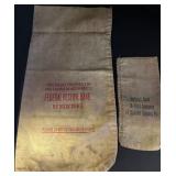 2 Vintage Money Bags, Kennett Sq. & NY