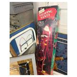 ladder climbing santa