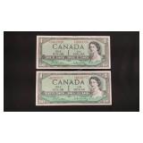2 - Canada One Dollar Replacement Note