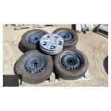 (4) 185/65R15 Michelin Tires w/ Rims