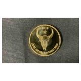 Half Ounce Gold Platted Coin