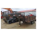2001 12FT Homemade Fifth Wheel Utility Trailer T/A