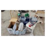 (2) Chairs, Tools, Toolbox