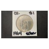 1964 Silver $1 Coin