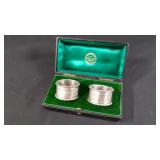 Wedding Napkin Rings Sterling Silver 49 grams