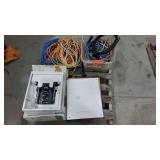 Unused Electrical Panel & Ext. Cords