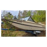 Princecraft Fiberglass Boat w/ Motor & Trailer*O/S
