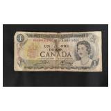 1 - 1973 Canada One Dollar Note