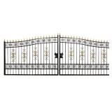 TMG-MG20 20-ft Bi-Parting Deluxe Wrought Iron Orna