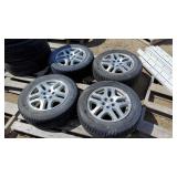 (4) 205/65R16 Uniroyal Tires & Rims