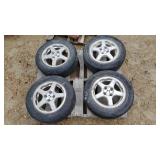 (4) 185/ 65 R14 Tires on Rims