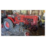 McCormick A Tractor w/ Belly Mount Cultivator