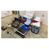 Camping Lot, Barbecue / Grill, Coolers