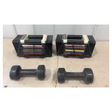 The Block Adjustable Dumbbell Set, Weights