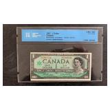 1967 Canadian 1 Dollar Bill Uncirculated