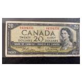 1954 Canadian 20 Dollar Bill