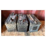 (3) Grp 31 Used Batteries