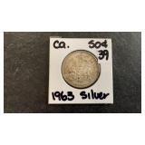 1963 Silver 50 Cent Coin