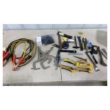 Booster Cables, Clamps, Tools
