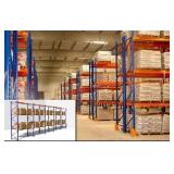 Unused Commercial Pallet Racking 46ftLX16ftHX4ftW