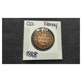1888 Canadian Big Penny Coin