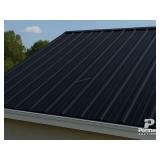 18ft Black Metal Roofing / Siding (Unused)