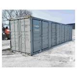 40' High Cube Shipping Container with 4 Side Doors